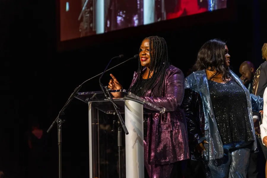Photograph from a Terence Crutcher Foundation gathering