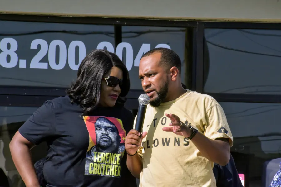 Photograph from a Terence Crutcher Foundation gathering